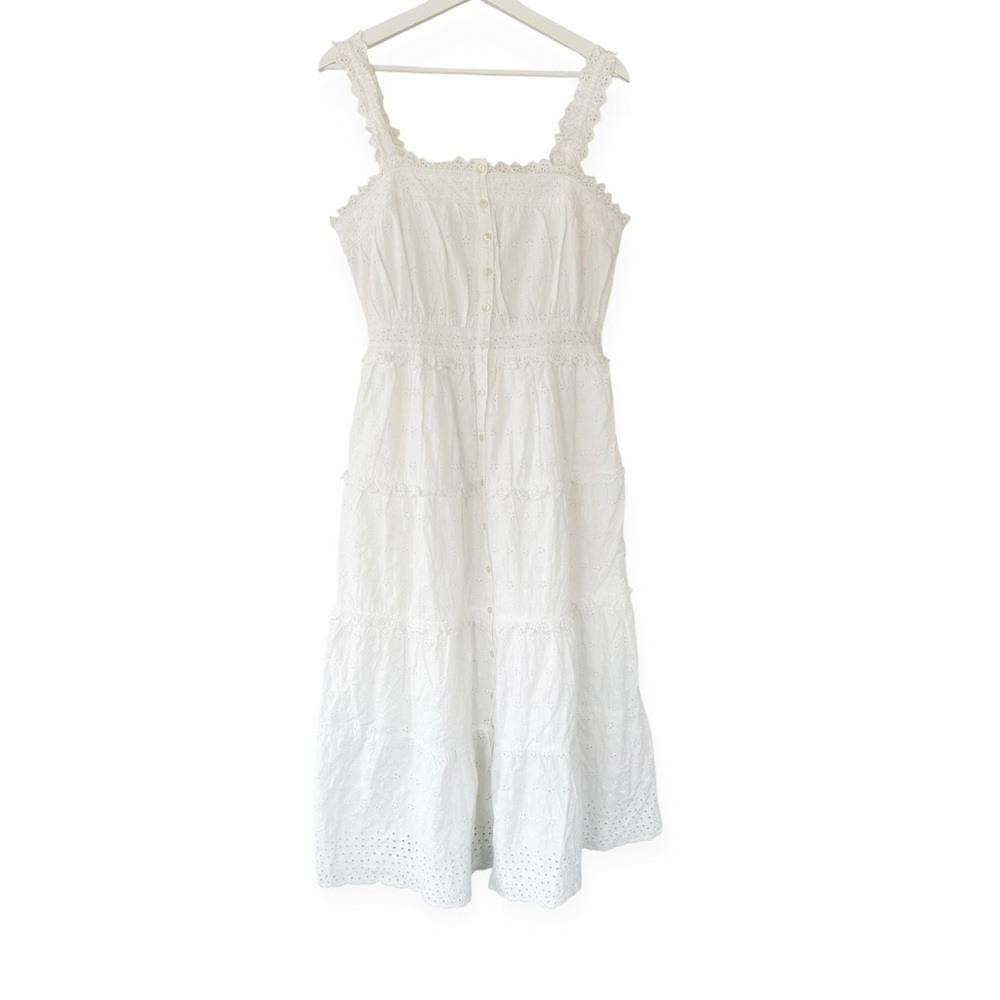 White Eyelet Midi Sundress - Brand: - Picture 2 of 13